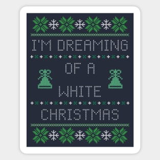 White Christmas Sticker